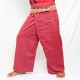 กางเกงเลยาว * สีตาลแดงขอบลายช้าง สีตามแบบ