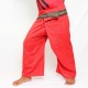 กางเกงเลยาว * สีแดงขอบลายช้าง สีตามแบบ