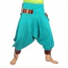 กางเกงม้งผูกขา*สีฟ้า
