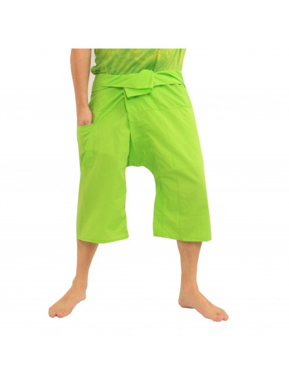 กางเกงเลขาสั้น*สีเขียวมะนาว