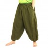 กางเกงฮาเร็ม *สีเขียวขี้ม้า
