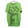 เสื้อยืดผ้ายับ "Sure"  ลายโอมโยคะ Size L