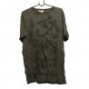 เสื้อยืดผ้ายับ "Sure"  ลายโอมโยคะ Size L