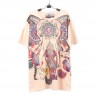 เสื้อยืดลายช้าง  "Mirror" เสื้อผ้านิ่ม   Size L