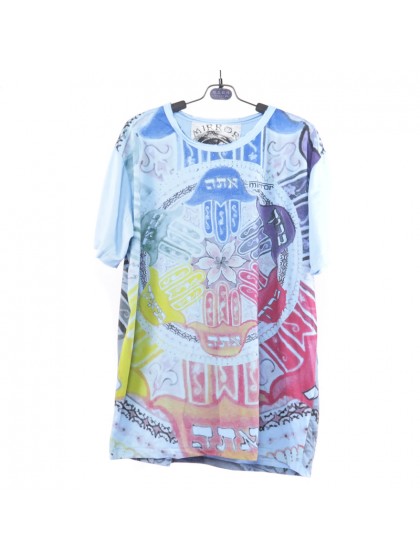 เสื้อยืดผ้านิ่ม " Mirror " สีและลายตามแบบ Size L