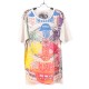 เสื้อยืดผ้านิ่ม " Mirror " สีและลายตามแบบ Size L