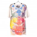 เสื้อยืดผ้านิ่ม " Mirror " สีและลายตามแบบ Size L