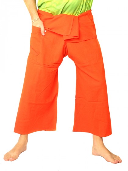 กางเกงเล *สีพื้น สีส้ม